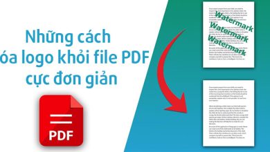 Cách xóa watermark trong file PDF nhanh chóng
